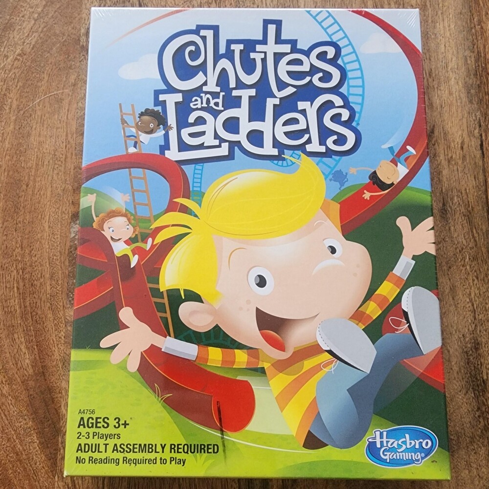 Hasbro Gaming Chutes And Ladders Board Game Ages 3+ 2-3 Players New Sealed